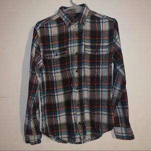 MENS GEORGE FLANNEL SHIRT SMALL